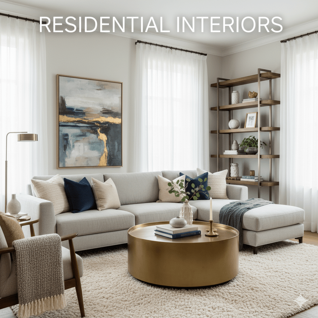 A cozy bedroom with a large window and natural light.