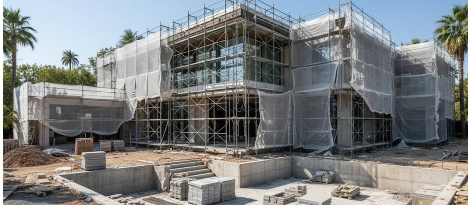 Living room before design transformation