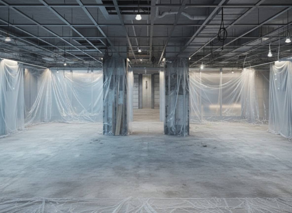 Living room before design transformation