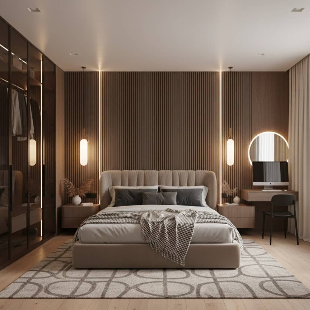 Modern Apartment Bedroom