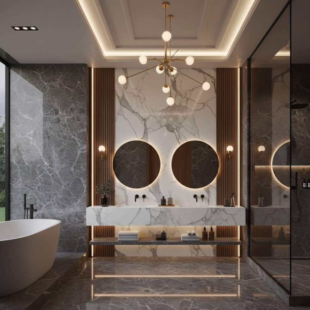 Elegant Guest Bathroom