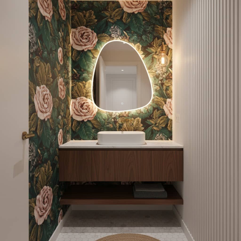 Stylish Powder Room