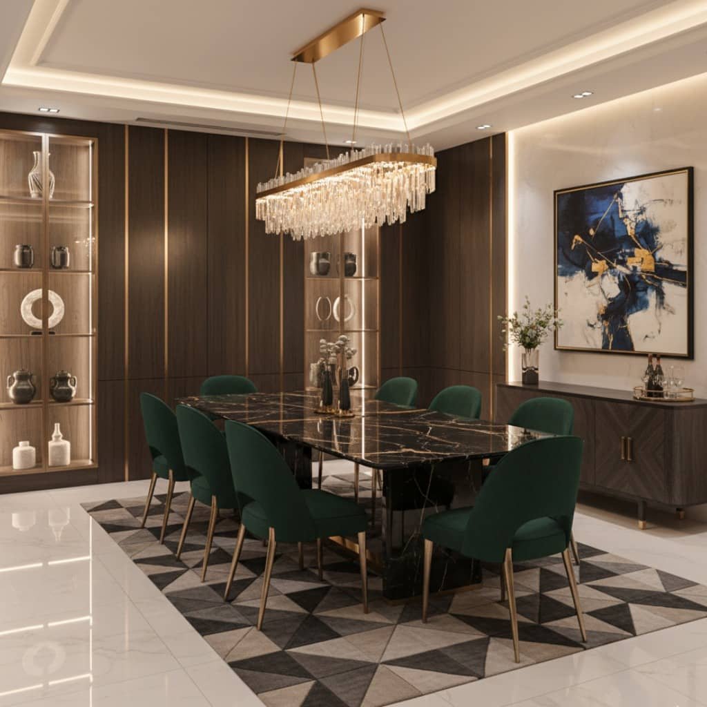 Grand Luxury Villa Dining Hall