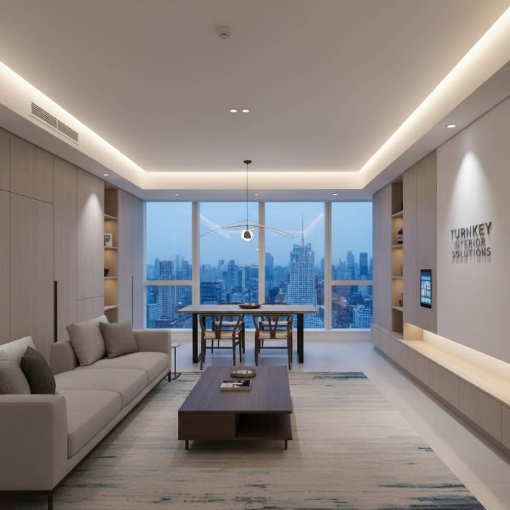 A refined and modern living space