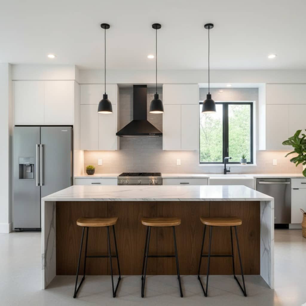 A refined and modern living space