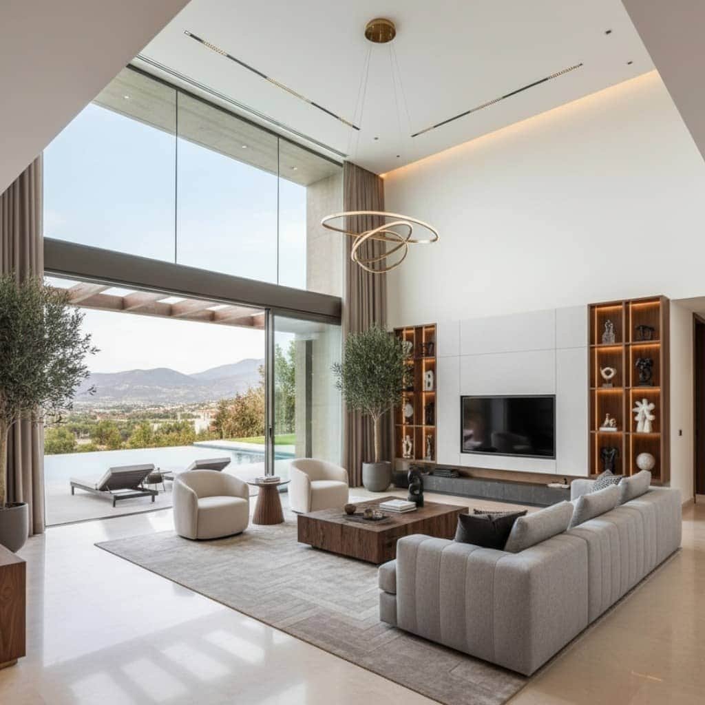 A refined and modern living space