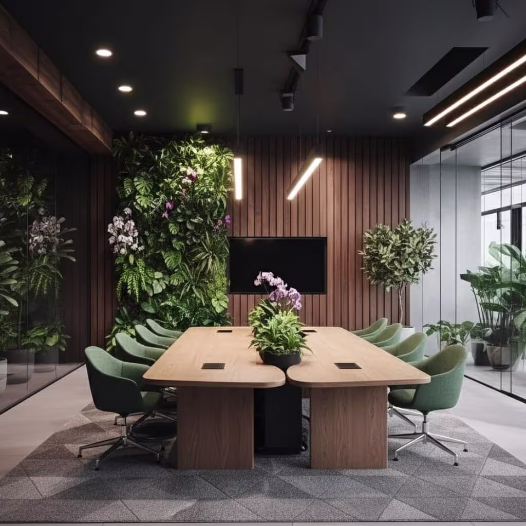 Large modern corporate headquarters