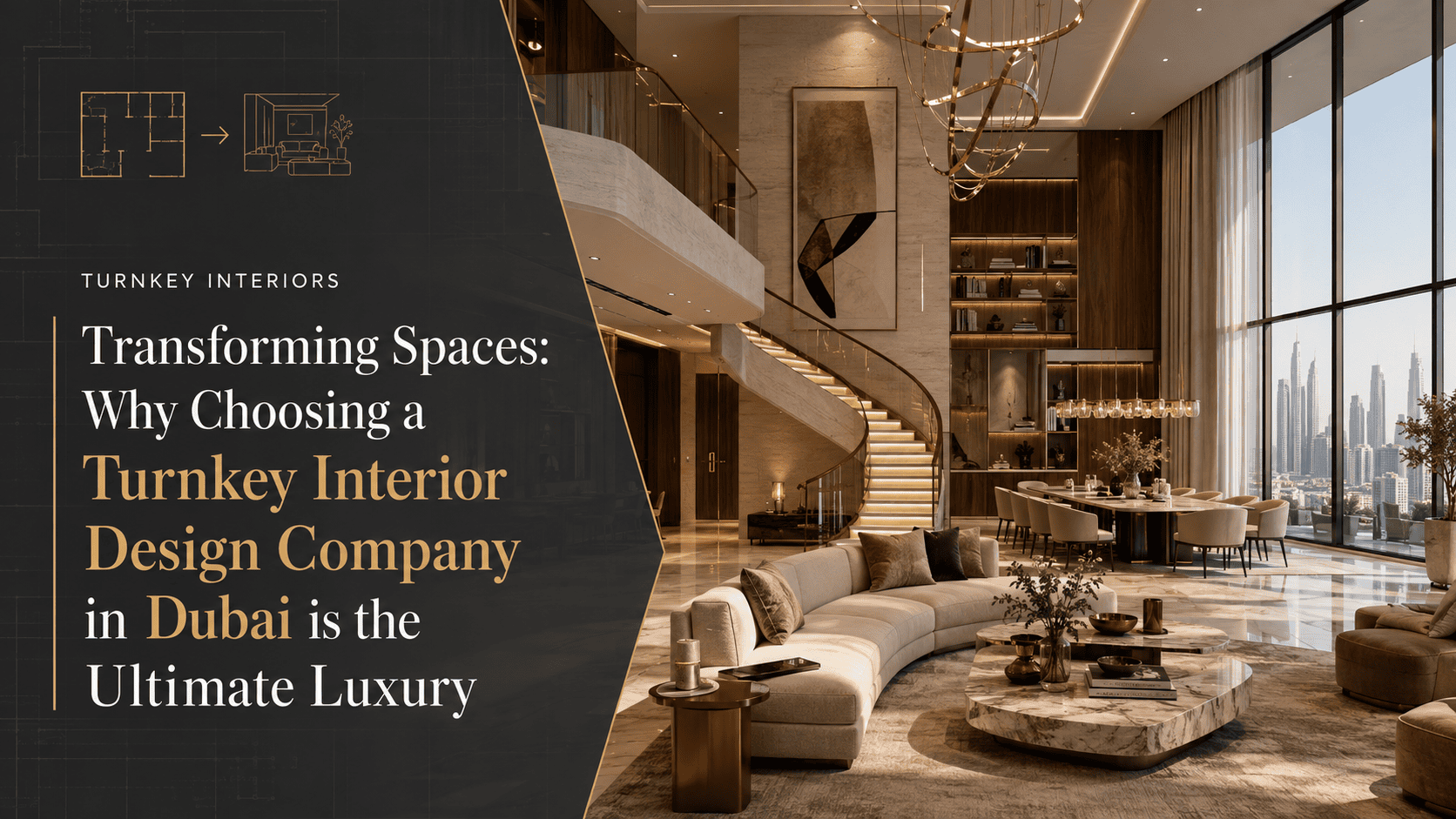 Transforming Spaces: Why Choosing a Turnkey Interior Design Company in Dubai is the Ultimate Luxury