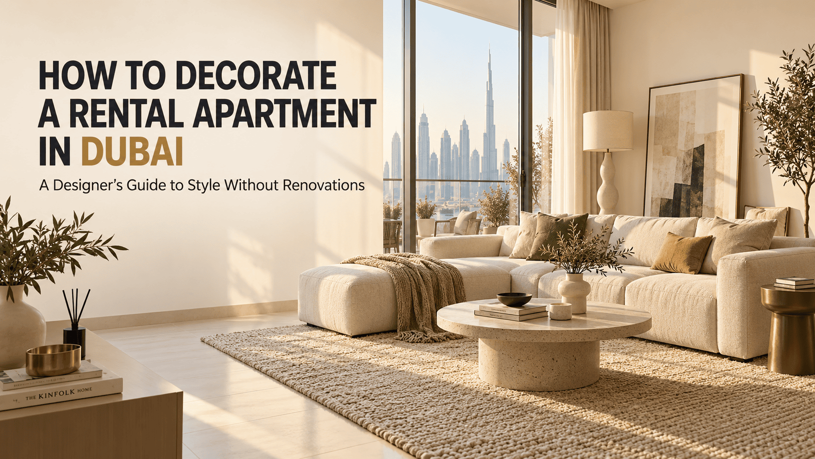 How to Decorate a Rental Apartment in Dubai: A Designer’s Guide to Style Without Renovations