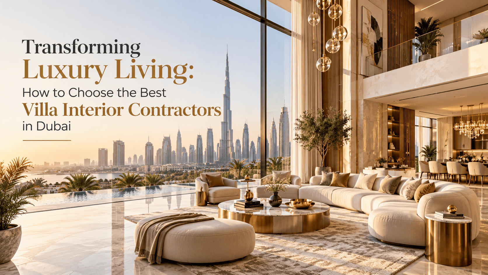 Transforming Luxury Living: How to Choose the Best Villa Interior Contractors in Dubai